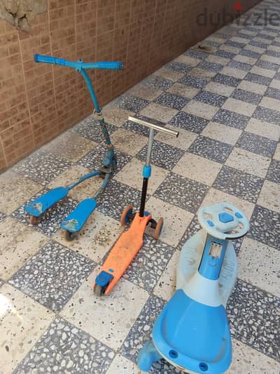 عربيه واسكوتر اطفال