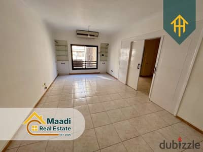 Apartment for sale in the heart of Degla, Maadi; 24-hour security and guards.