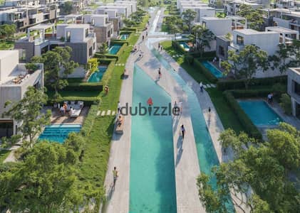 Apartment for sale in Notion Compound, New Cairo, in the heart of Fifth Settlement. Pay 10% down payment with installments of up to 10 years.