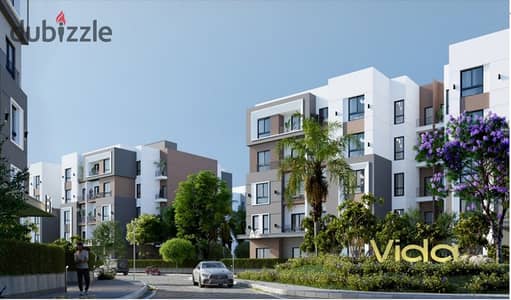 138sqm apartment for sale in Vida Residence Hadayek October directly on Italian District Road 10%down payment installments up to6years delivery in1.5y