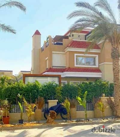 Fully finished villa with a stunning view in the best location of New Heliopolis Talala Compound opposite Madinaty and Sodic East