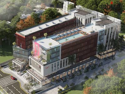 أميز استوديو فندقي تشطييب كامل بالأجهزة بمساحة 34 متر² في Prime Plaza | قلب 6 أكتوبر | مقدم 8% | تقسيط حتى 150 شهر