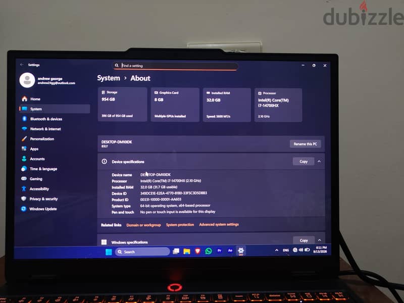 Lenovo leagon 15irx10 1
