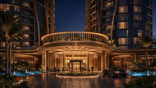55 sqm hotel apartment for sale at Giza Downtown Towers Nile & Pyramids view opposite Four Seasons with Mohamed Ramadan partnership 10-year plan