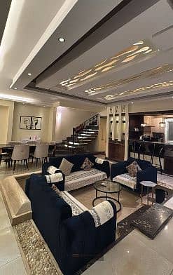 Distinct townhouse for rent in Al Karma Residence Compound - Sheikh Zayed - Ultra super lux finishing with full furnishing