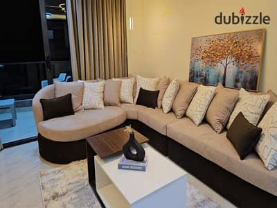142-square-meter furnished apartment for rent in Madinaty (B15); extra super deluxe finishing, located close to amenities.