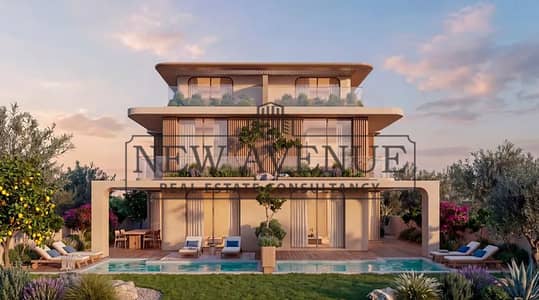 شقة غرفتين تشطيب كامل للبيع في هاسيندا رأس الحكمة من بالم هيلز | بمقدم 5% وتقسيط على 10 سنوات | إطلالة رائعة على البحيرة الكريستالية موقع :راس الحكمة