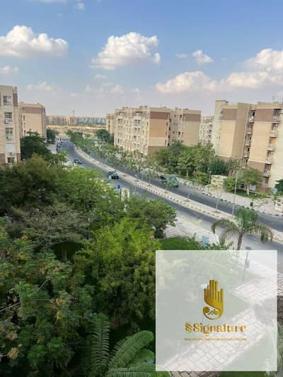 Furnished apartment for rent in Madinaty (B7): 96 sqm, 2 bedrooms, 2 bathrooms. North-facing and fully furnished; includes 3 air conditioning units an