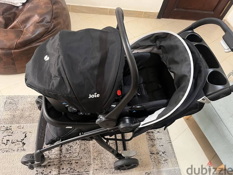 Joie Stroller with Car Seat 6
