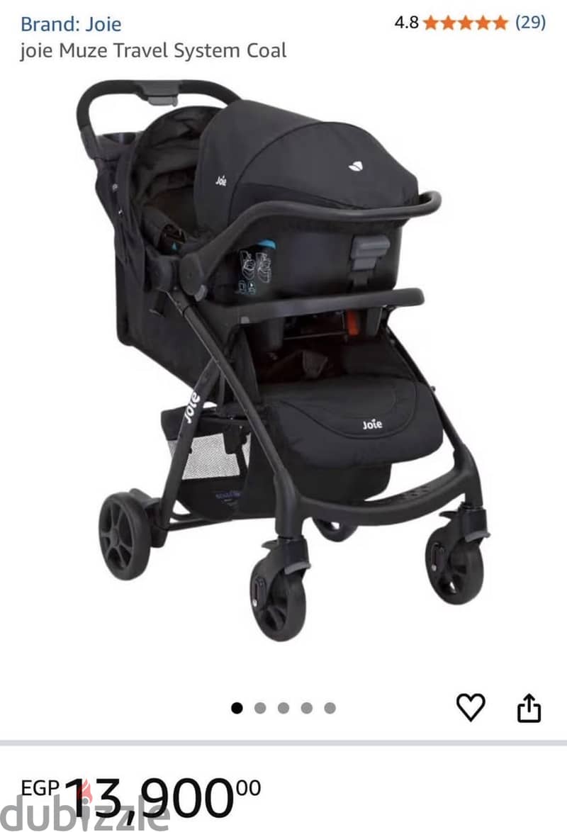 Joie Stroller with Car Seat 8