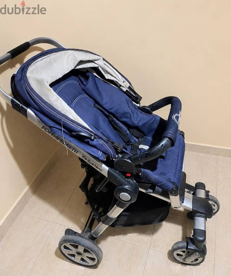 stroller Made in Itally & wooden bed 2