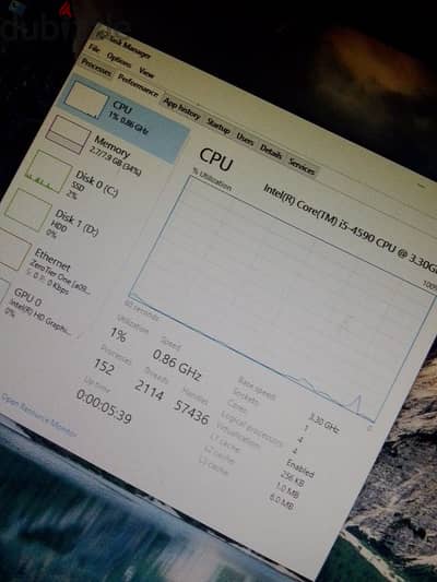 جهاز fujitsu core i 5 جيل رابع + شاشة Hp
