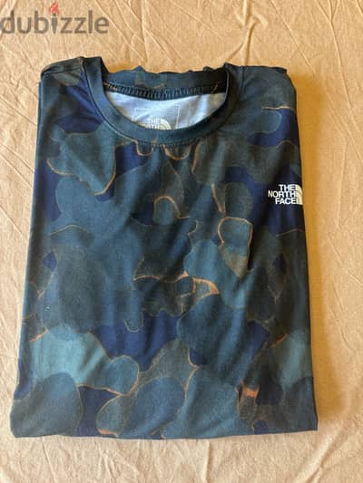 North face moisture-wicking long-sleeve shirt
