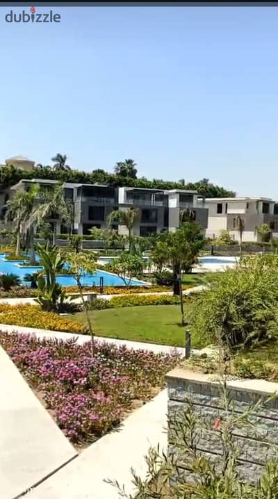 شقة أرضي للإيجار في Elements City View المرحلة الجديدة، 2 ماستر، 2 جاردن خاص، جراج، غرفة سائق، أول استخدام، 45 ألف شامل الصيانة