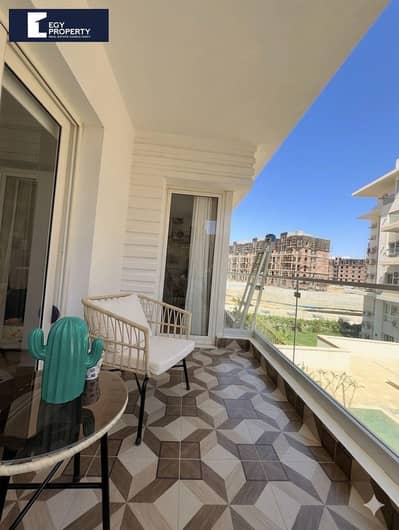 شقة فاخرة للبيع متشطبة بالكامل وجاهزة للسكن في ماونتن فيو آي سيتي - القاهرة الجديدة | 145 متر