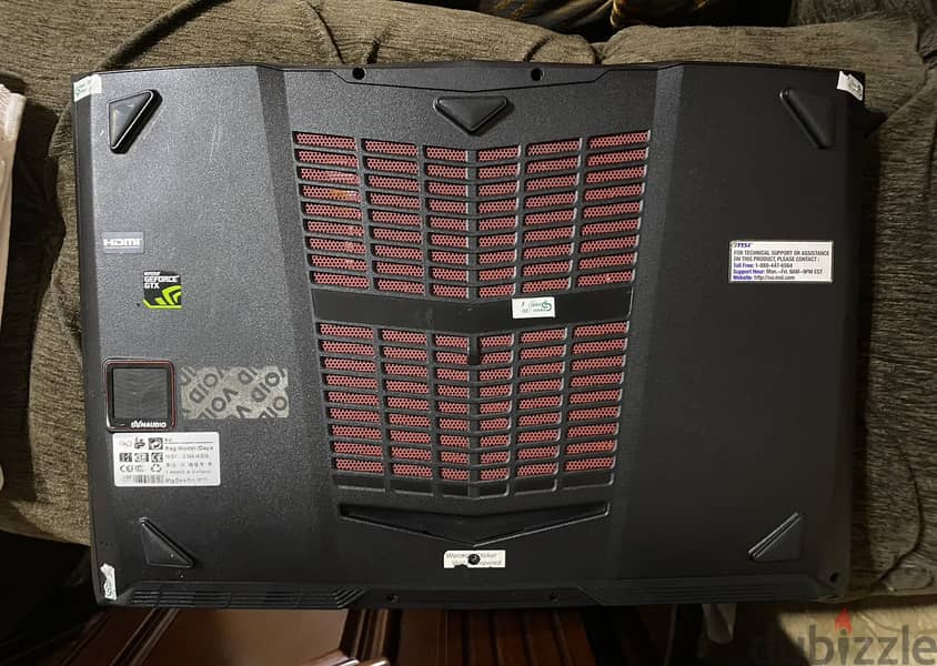MSI GT62VR 6RE 2