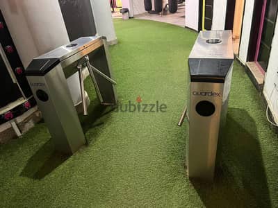 2 بوابة Turnstile Guardex GRD-TT350 جديدة – Access Control