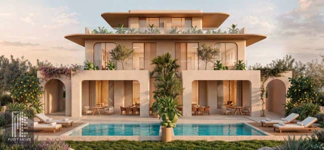 جونيور شاليه للبيع 3 غرف تشطيب الترا سوبر لوكس فى هاسيندا راس الحكمة فى الساحل الشمالى Direct on crystal lagoon