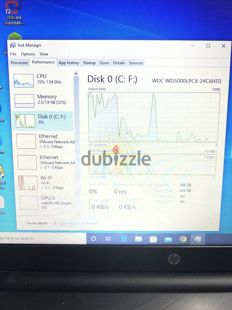 Hp laptop i5-7200U 5