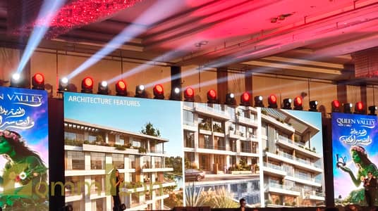 امتلك شقتك 3 غرف واستثمار  اولادك مميز في QUEEN VALLEY. . Lifestyle متكاملة New Cairo