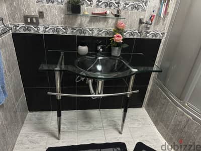 حوض حمام زجاج