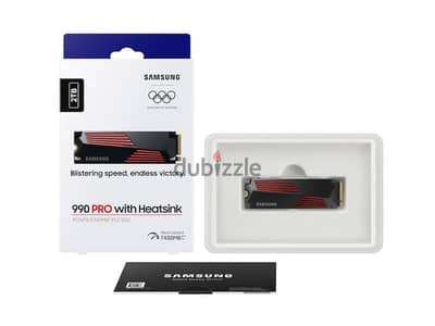 Samsung 990 PRO 2TB NVMe SSD هيتسينك RGB – سامسونج 990 برو
