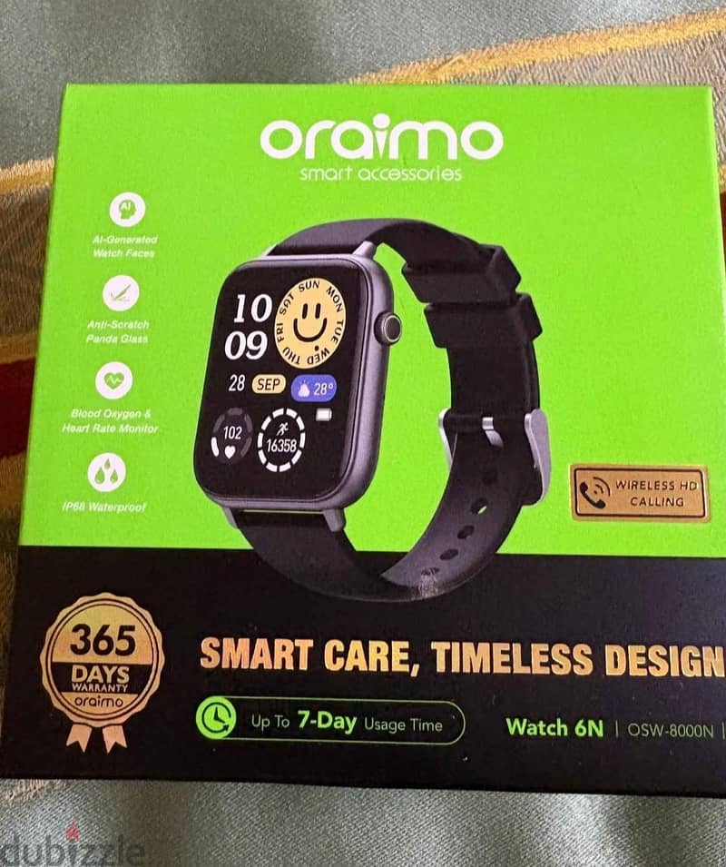 oraimo smart watch 6n 1
