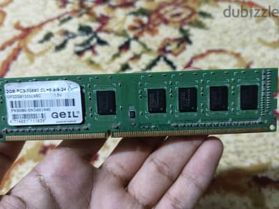 ٢ جيجا رام ddr3