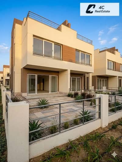 villa twin house ready to move very prime location - open view - best price in market - for sale in palm hills new cairo