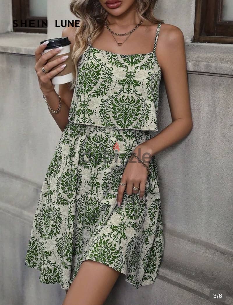 Shein Lune printed dress 1