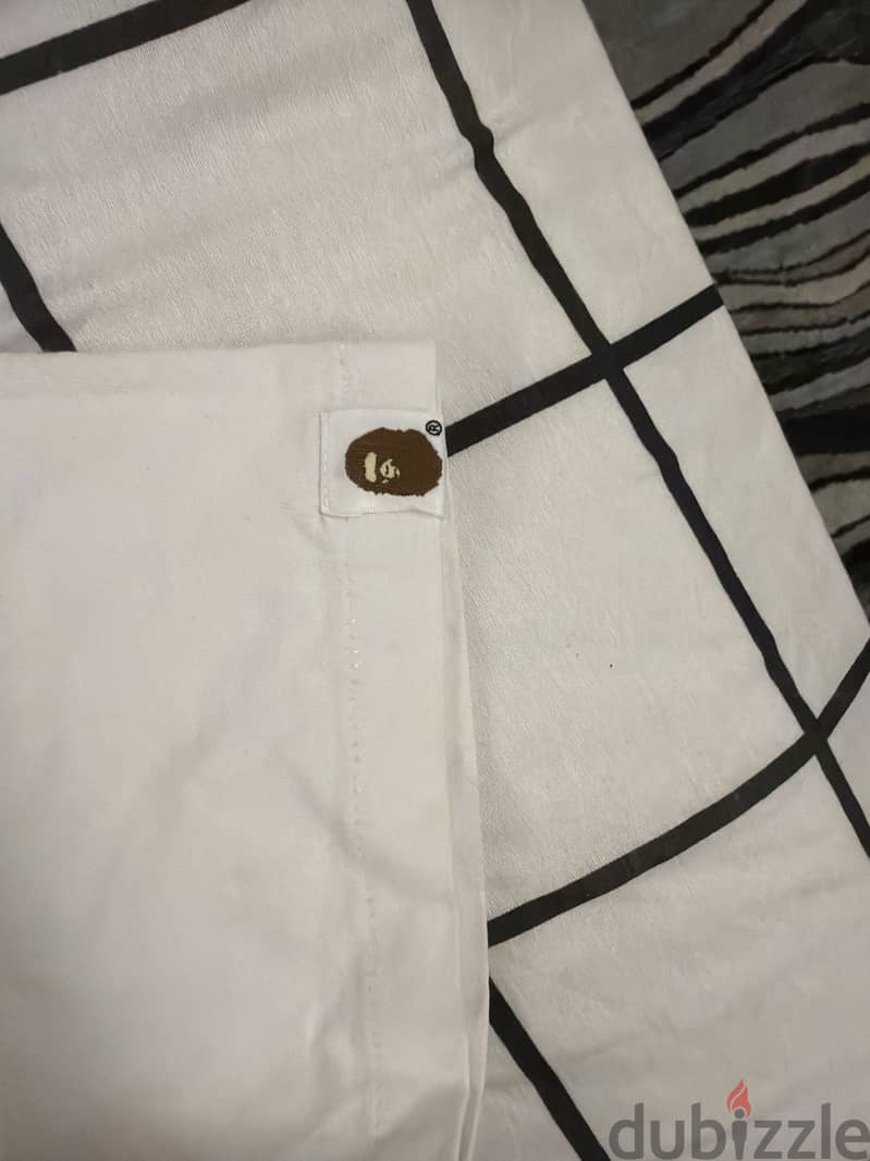 bape white tishitrt 1