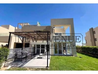 شاليه تشطيب كامل بمقدم 10% وتقسيط على 9 سنوات على حمام السباحة في مرسى باغوش سيدي حنيش الساحل الشمالي Marsa Baghush Sidi Heneish North Coast