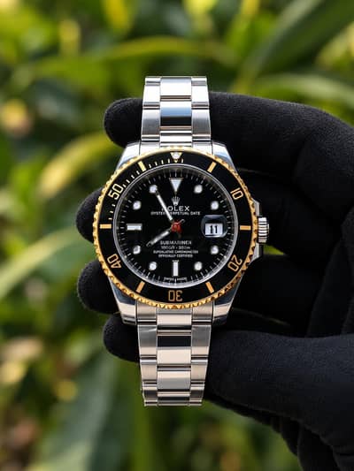 ساعة رجالي معدن (Rolex Submariner)هاي كوبي