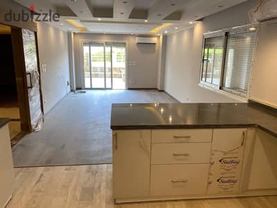 apartment with garden in the square compound with kitchen and AC'S