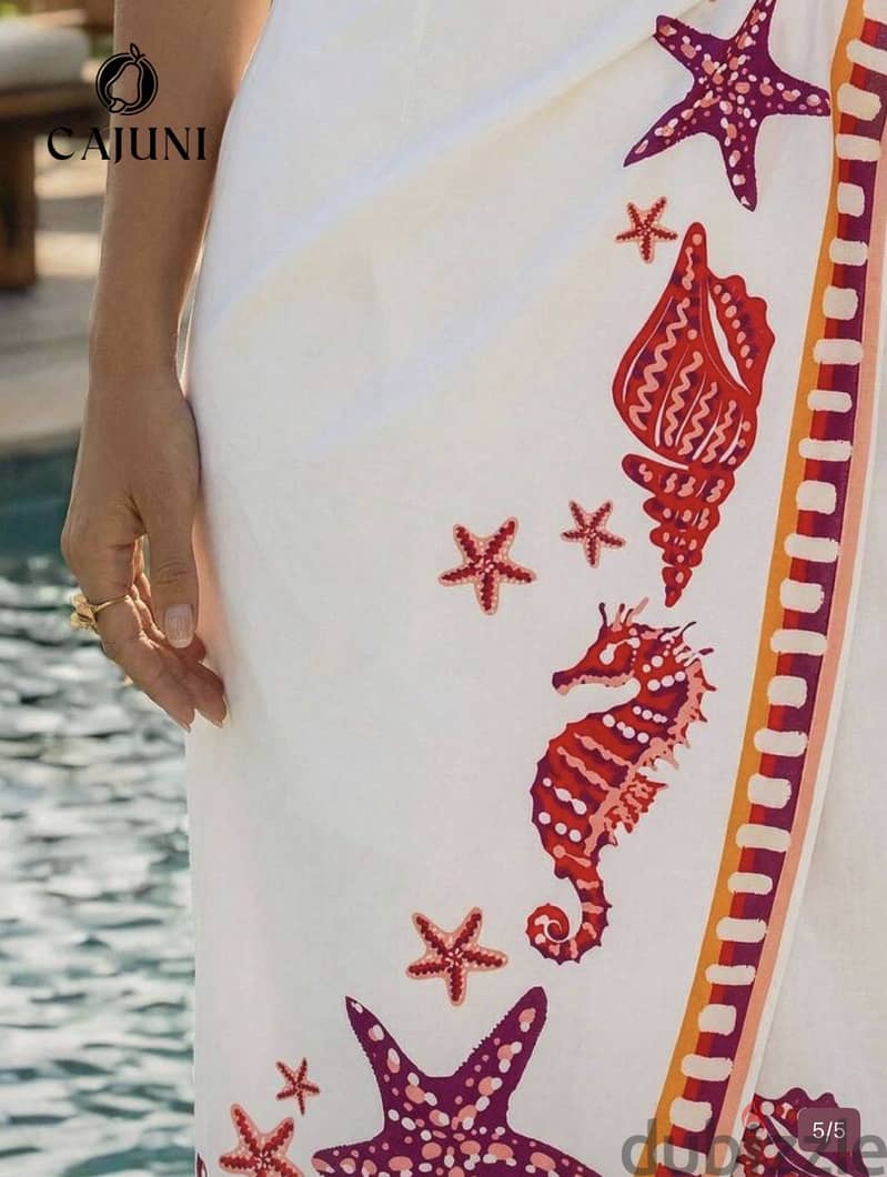 Beige beach dress 1