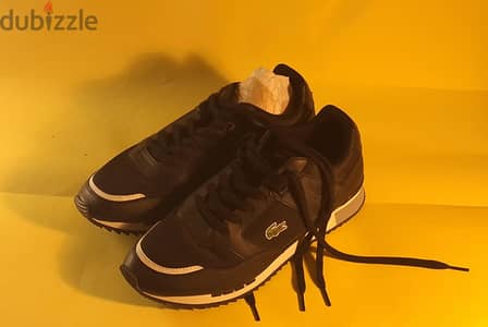 Original Lacoste Partner Piste Black Sneakers - Size 43 (No Box)
