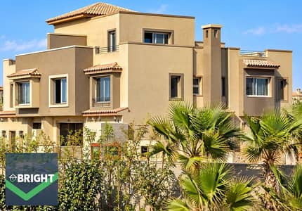 Last Standalone villa 555m corner -5master bedroom– prime location - Exceptional Design - Palm Hills Katameya Extension PK2 | New Cairo very low price