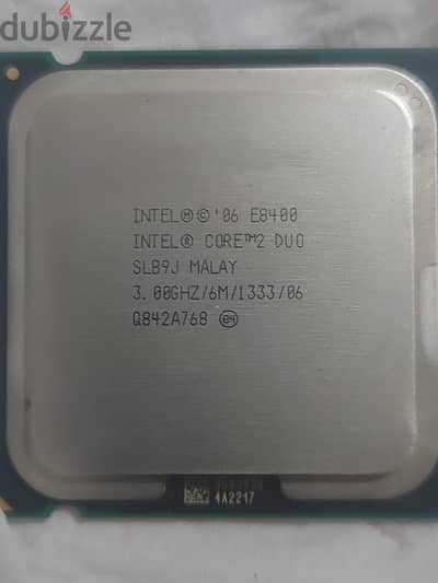 معالج intel core 2 DUO E8400 3.00GHZ