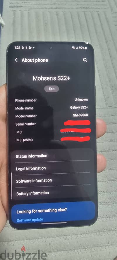 Samsung S22 Plus, 256G, 8G RAM