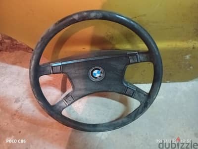 ​طارة دركسيون بي ام دبليو أصلية استيراد (BMW E30 / E28 Steering Whe