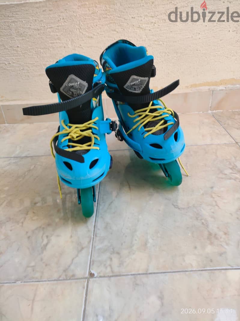 Cougar roller skates used like new 1