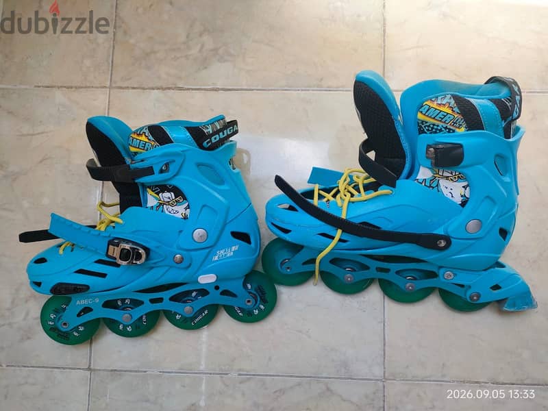 Cougar roller skates used like new 2
