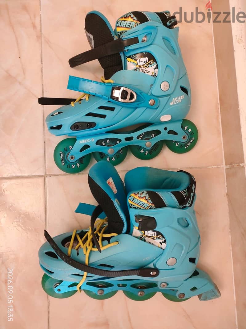 Cougar roller skates used like new 3