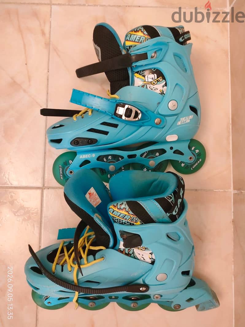Cougar roller skates used like new 4