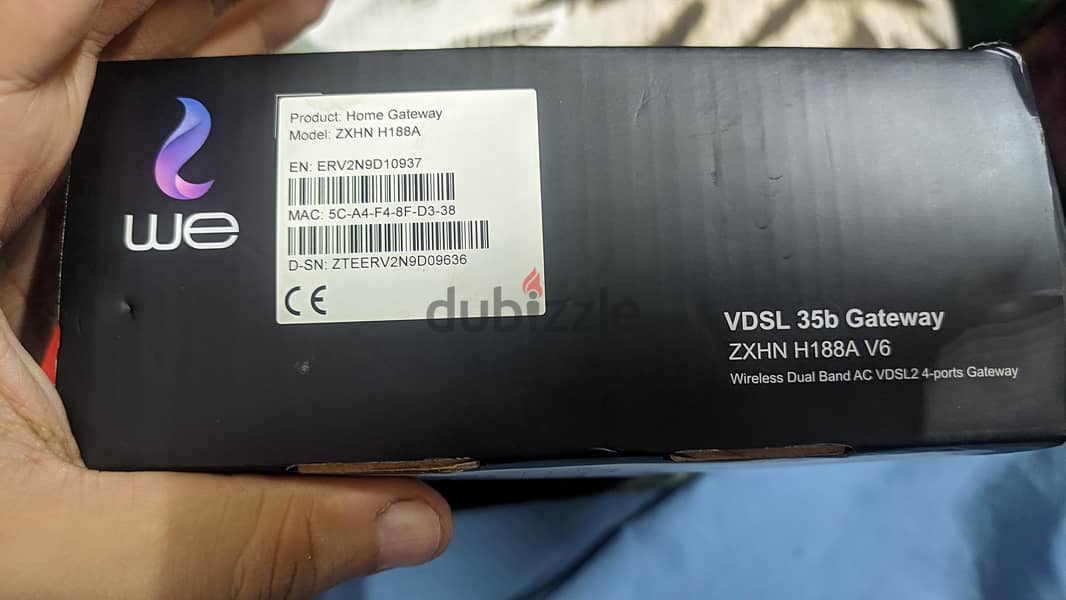 روتر vdsl من we 1
