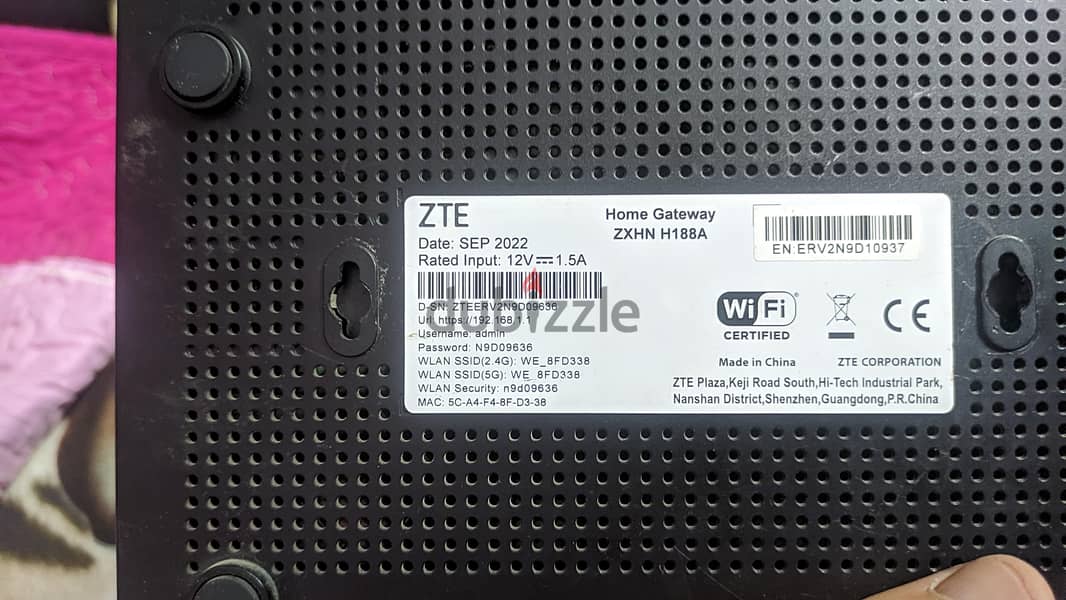 روتر vdsl من we 2
