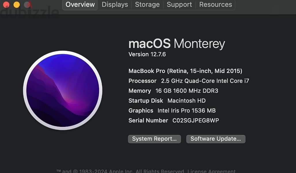 Macbook pro 2015 5