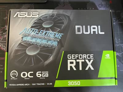 ASUS GeForce RTX 3050 Dual OC Edition 6GB GDDR6
