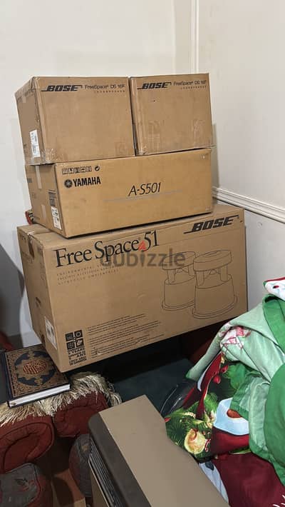 Bose FreeSpace DS 16F. & Yamaha A-S501. &.  Bose FreeSpace  &