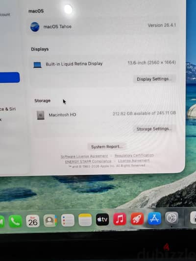 MacBook Air M2 2022 — 8GB / 256GB — Battery 98% — 60 Cycles